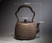 Japanese style cast iron iron pot