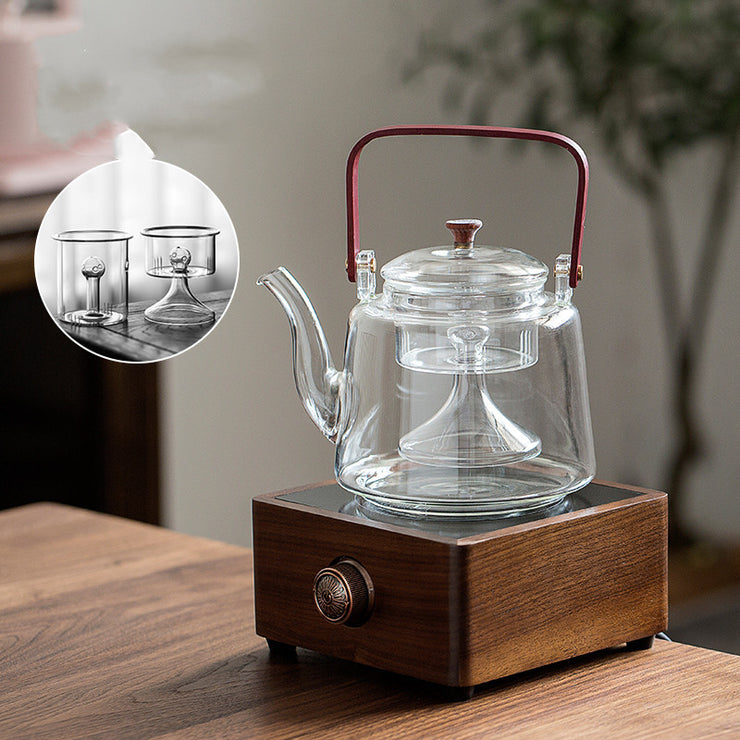 Walnut Automatic Electric Ceramic Stove Tea Maker