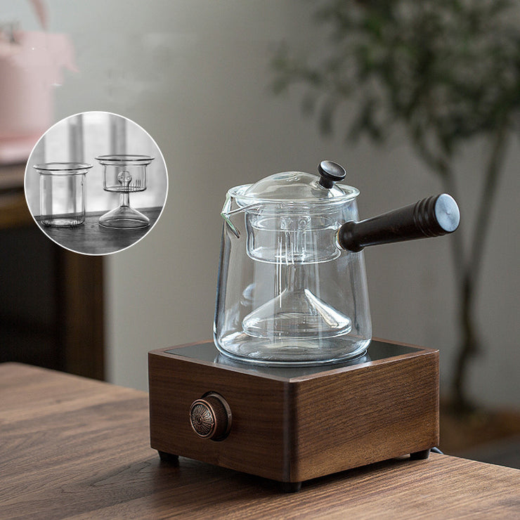 Walnut Automatic Electric Ceramic Stove Tea Maker