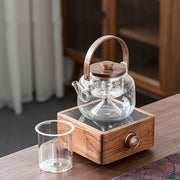 Walnut Automatic Electric Ceramic Stove Tea Maker