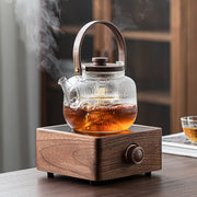 Walnut Automatic Electric Ceramic Stove Tea Maker